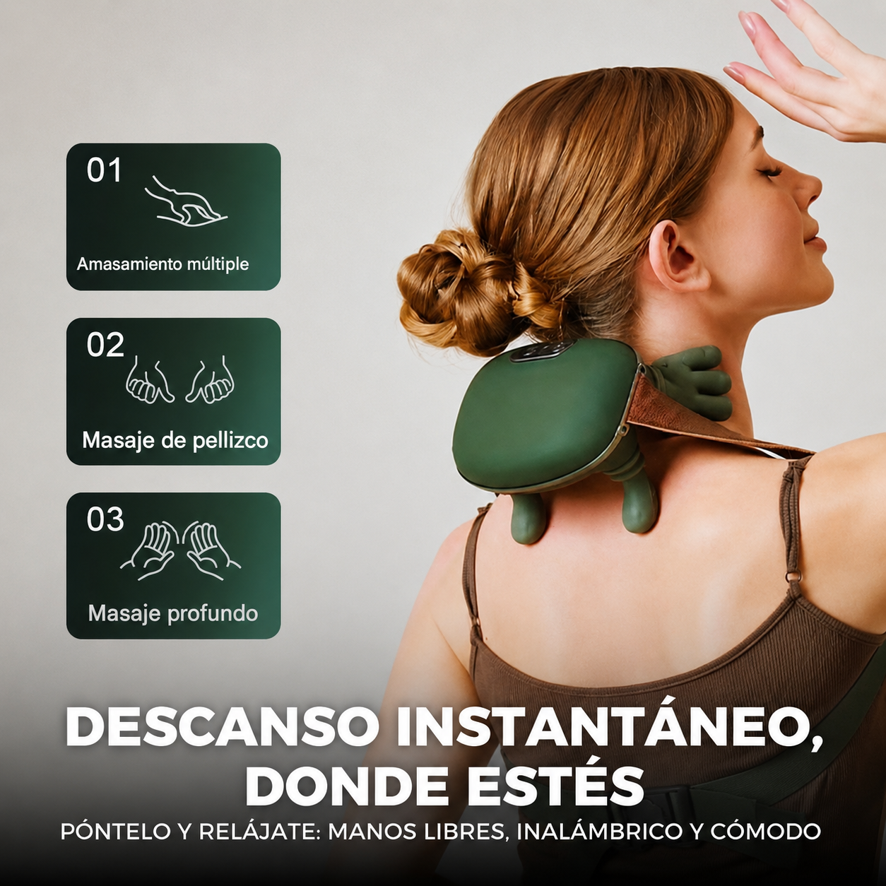 🔥Masajeador 4D Multifuncional – Alivio Instantáneo para tu Cuerpo🔥